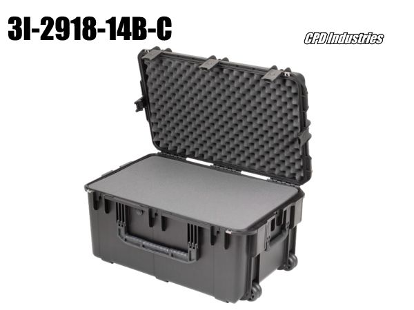 skb cases with cubed foam