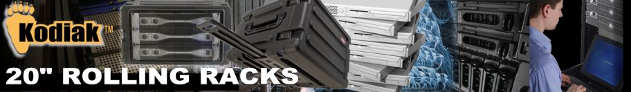 20" rolling rack cases - Kodiak